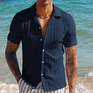 PJ PAUL JONES Men's Casual Button Down Shirt